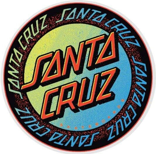 Santa Cruz Loud ringed dot sticker