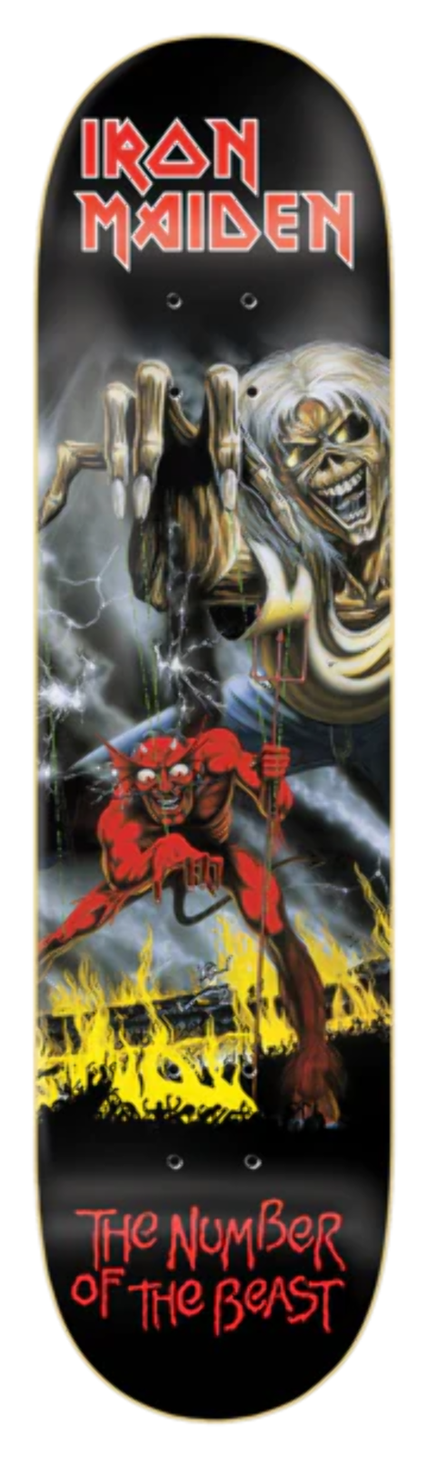 Zero Iron Maiden Number of the Beast 8.25" deck