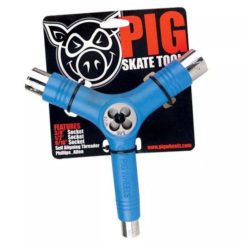 Pig skate tool black, blue, orange