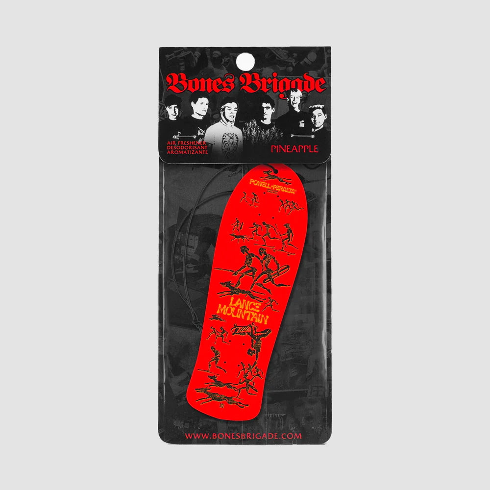 POWELL PERALTA BONES BRIGADE SERIES 15 MOUNTAIN AIR FRESHENER RED