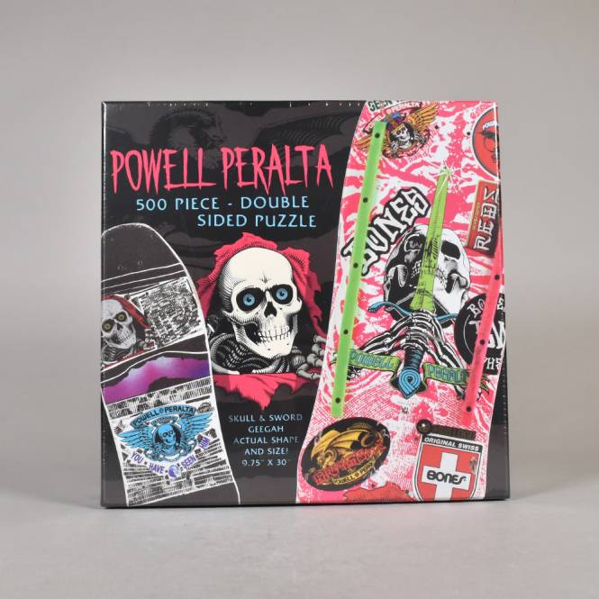Powell Peralta Skull and Sword GeeGah pink puzzle