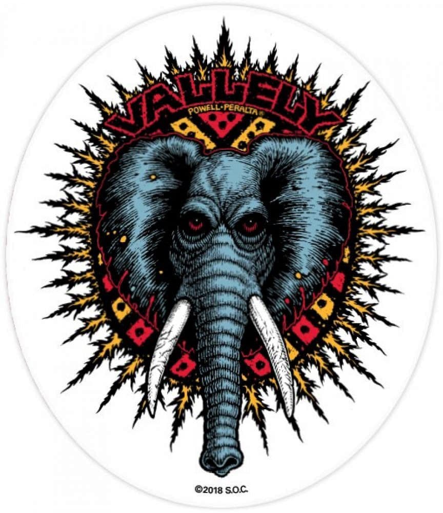 Powell Peralta Mike Vallely elephant sticker
