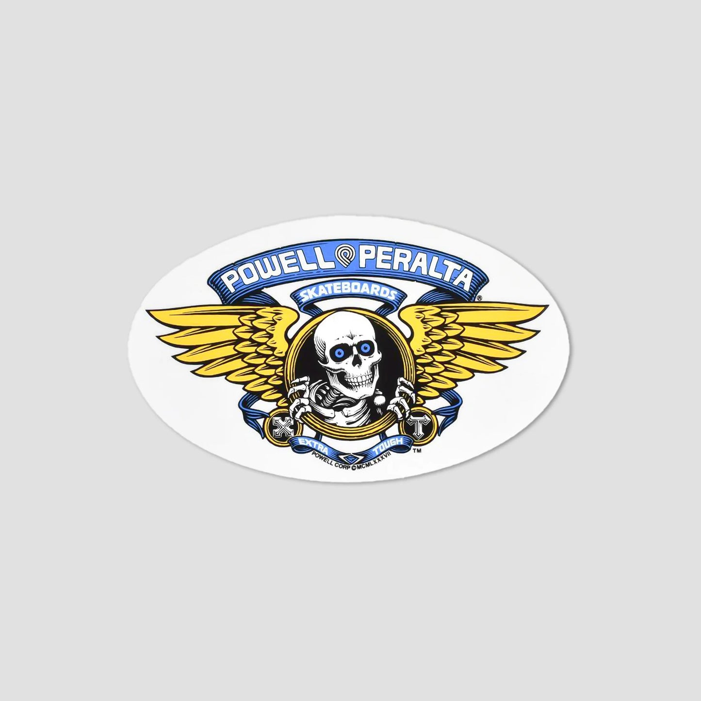 Powell Peralta winged ripper sticker red or blue
