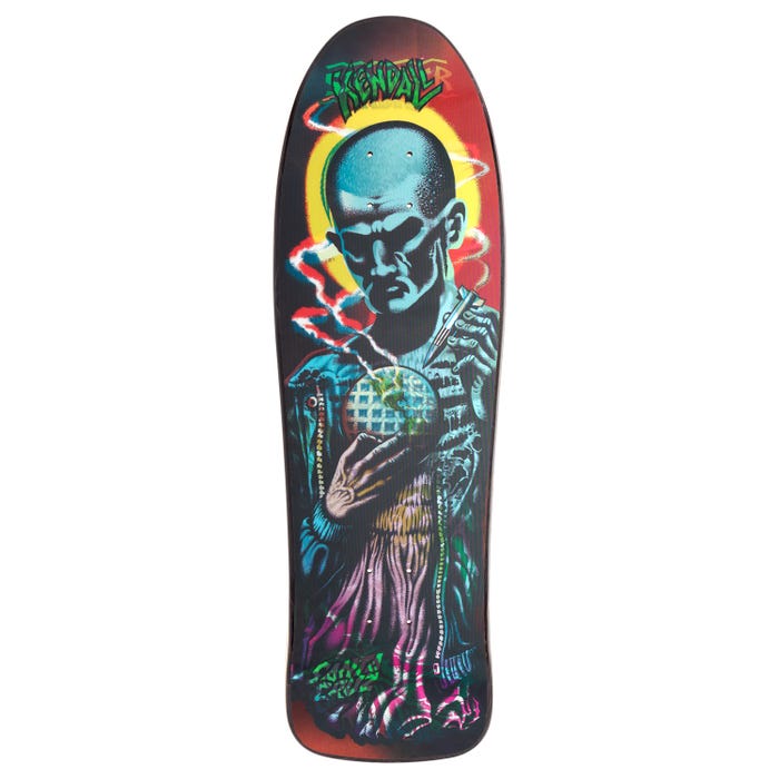 Santa Cruz x Strager things Reissue Kendall Eleven deck 9.75" FREE Grip tape and Hardware