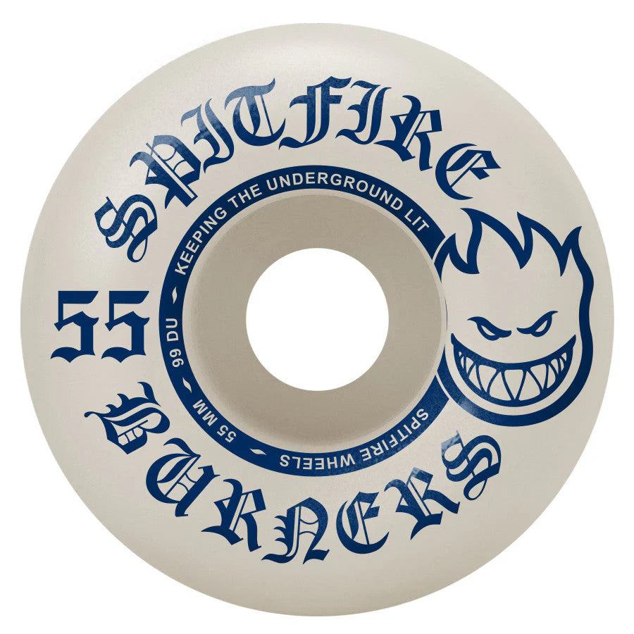 Spitfire skateboard wheels 99DU Burner 55mm