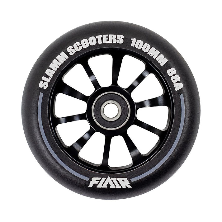 Slamm Scooter 100mm Flair 2.0 Wheels (pair) black
