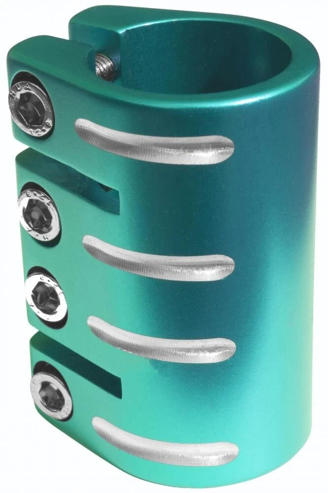 Blazer Pro quad clamp with shim black,green,silver,red,purple,teal