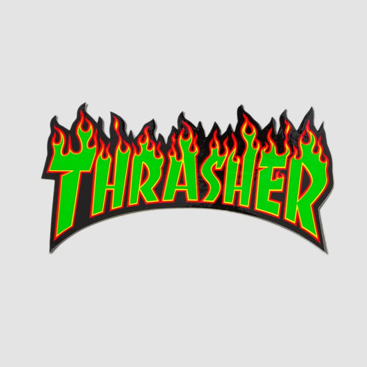 Thrasher flame sticker