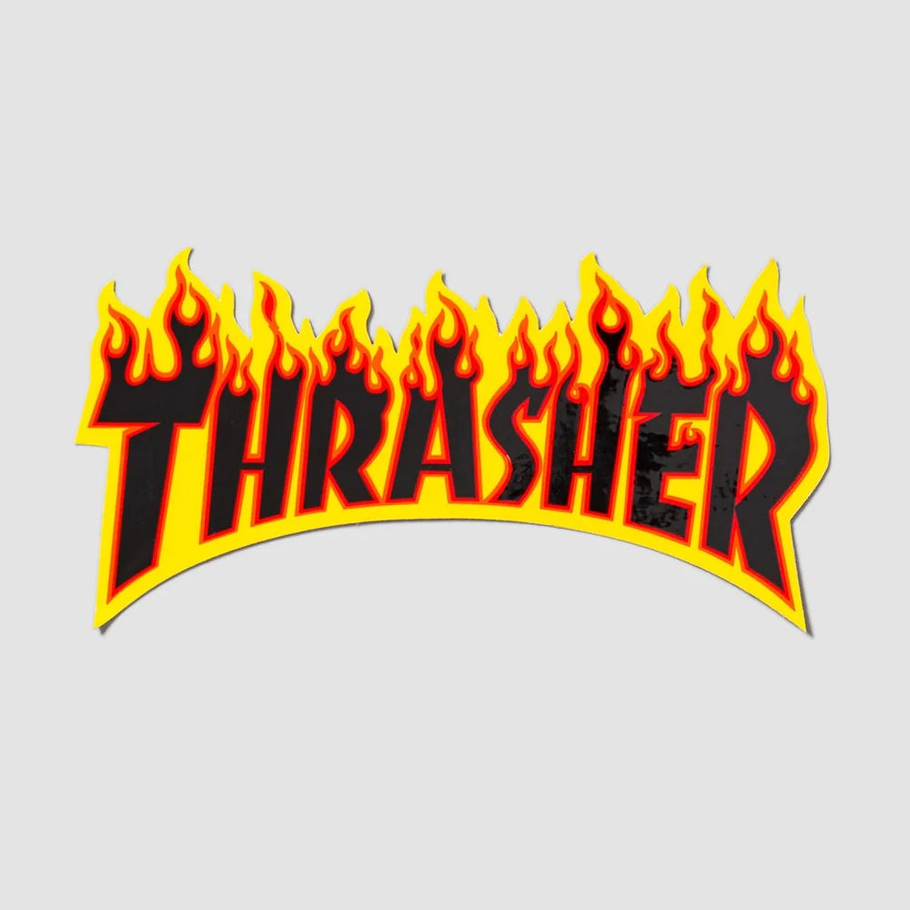 Thrasher flame sticker