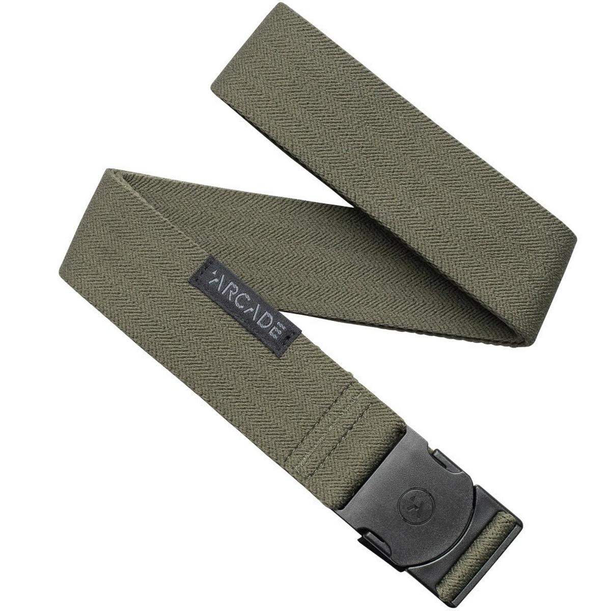 Arcade Ranger belt Vermillion, ivy green, heather navy