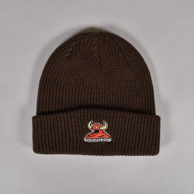 Toy Machine Monster Beanie Brown