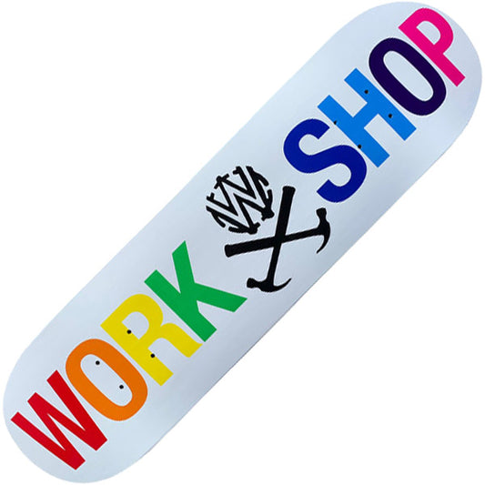 Willys Workshop Happy Bar logo 8" deck