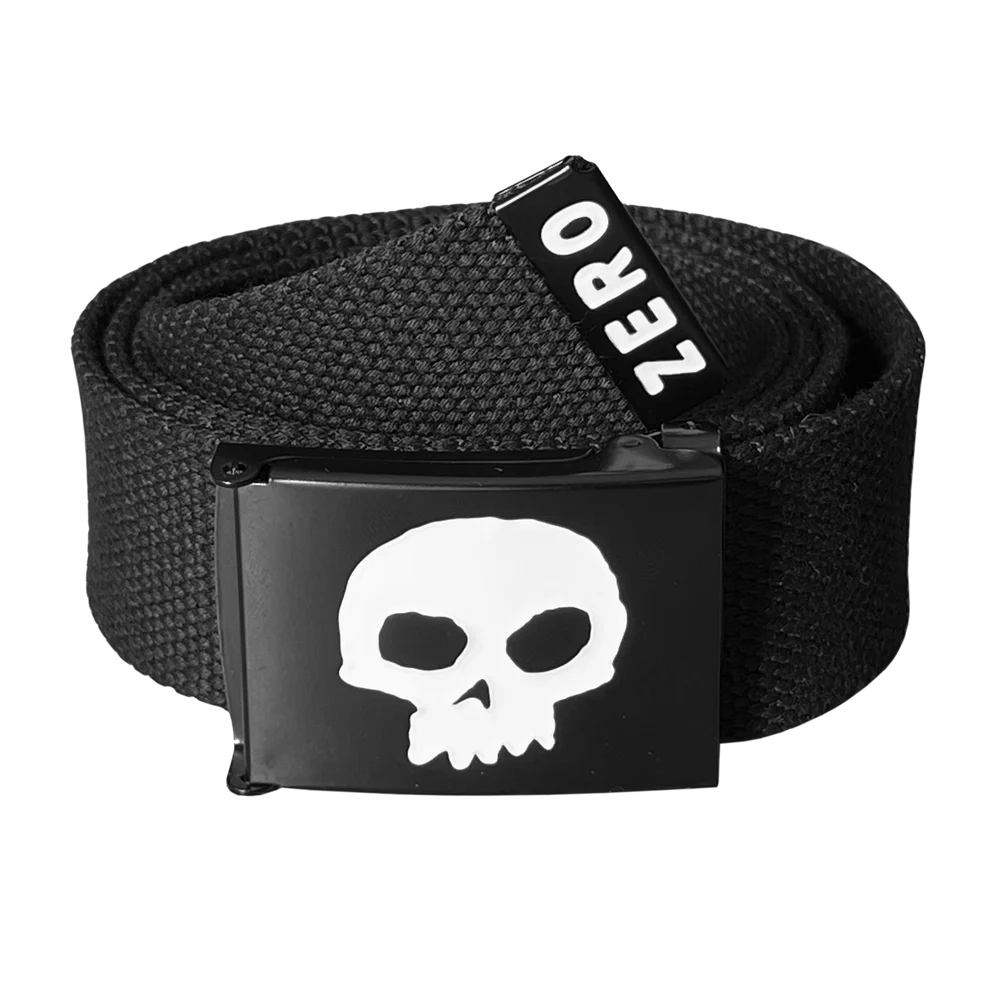 Zero single skull web belt