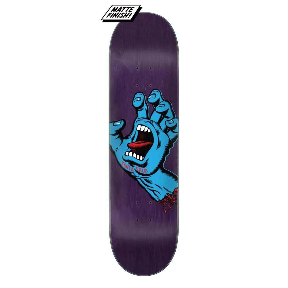 Santa Cruz Screaming hand deck 7.8", 8", 8.375", 8.6", 8,8" FREE Grip tape and Hardware