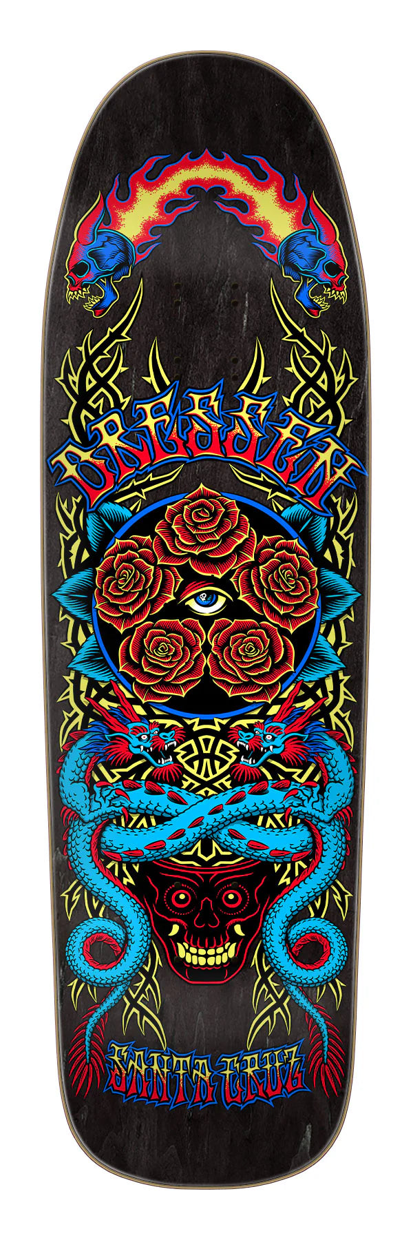 Santa Cruz Pro Deck Dressen Rose Crew Five Pro Assorted 9.3"