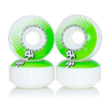 Fracture drops skateboard wheels green 54mm