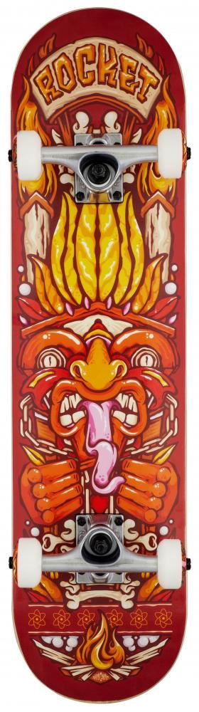 Rocket Complete Skateboard Chief Pile-up red 7.75"