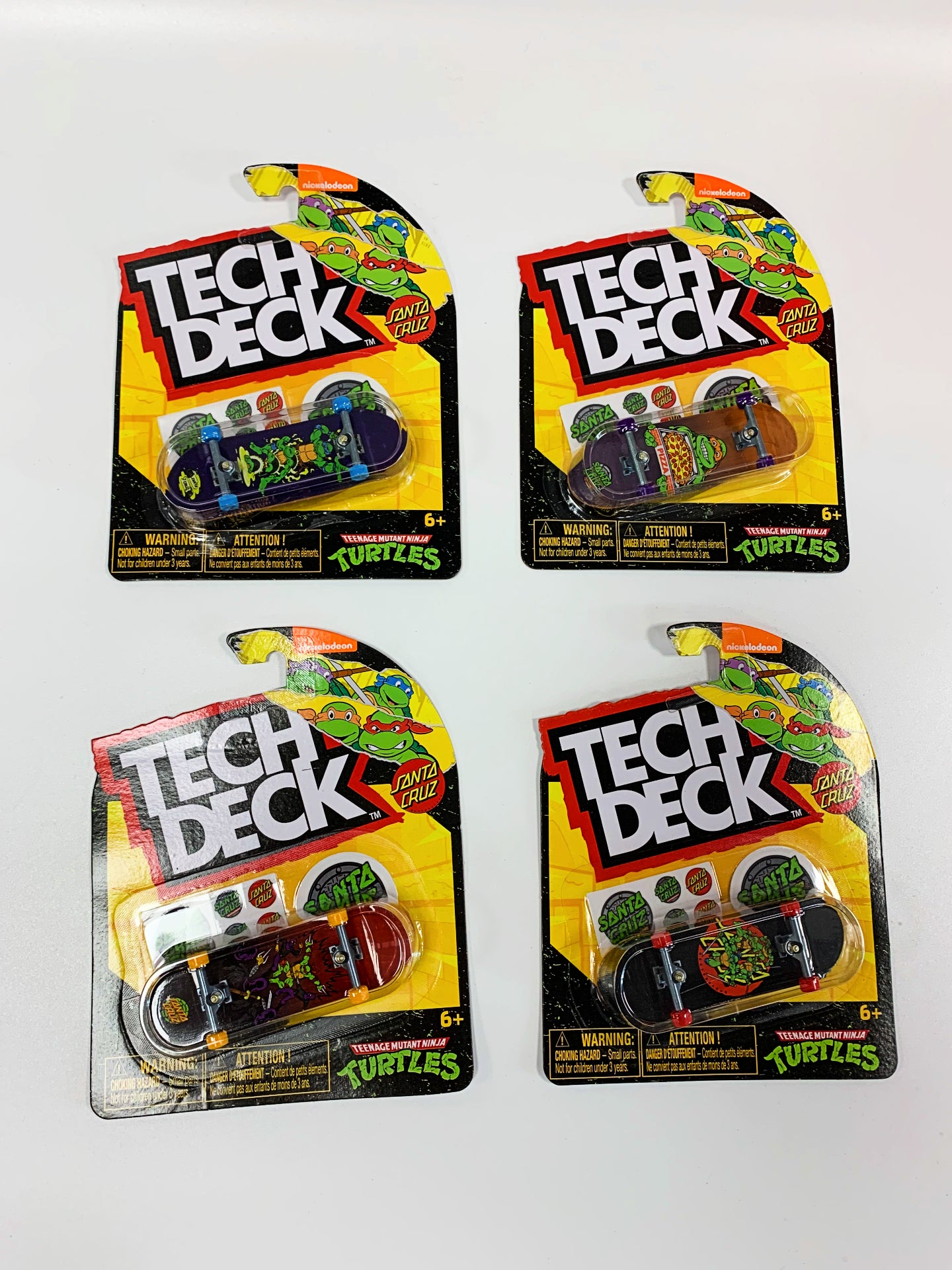 Tech Deck M52 Santa Cruz spongebob, Santa Cruz TMNT, Zero, Primitive, DGK, Sk8mafia