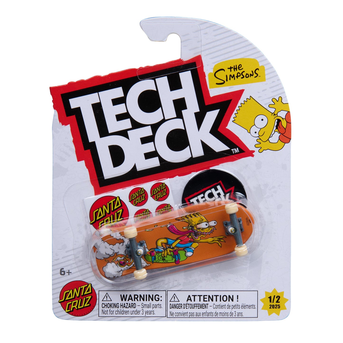 Tech Deck Entertainment series Sponge Bob, Simpsons, Peanuts, Demon Slayer