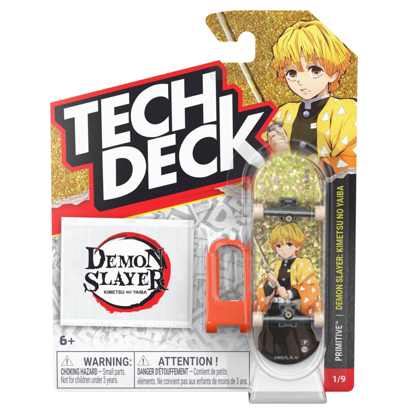 Tech Deck 96mm Fingerboard Entertainment (M04) Simpsons, Sponge Bob, Peanuts, Demon Slayer