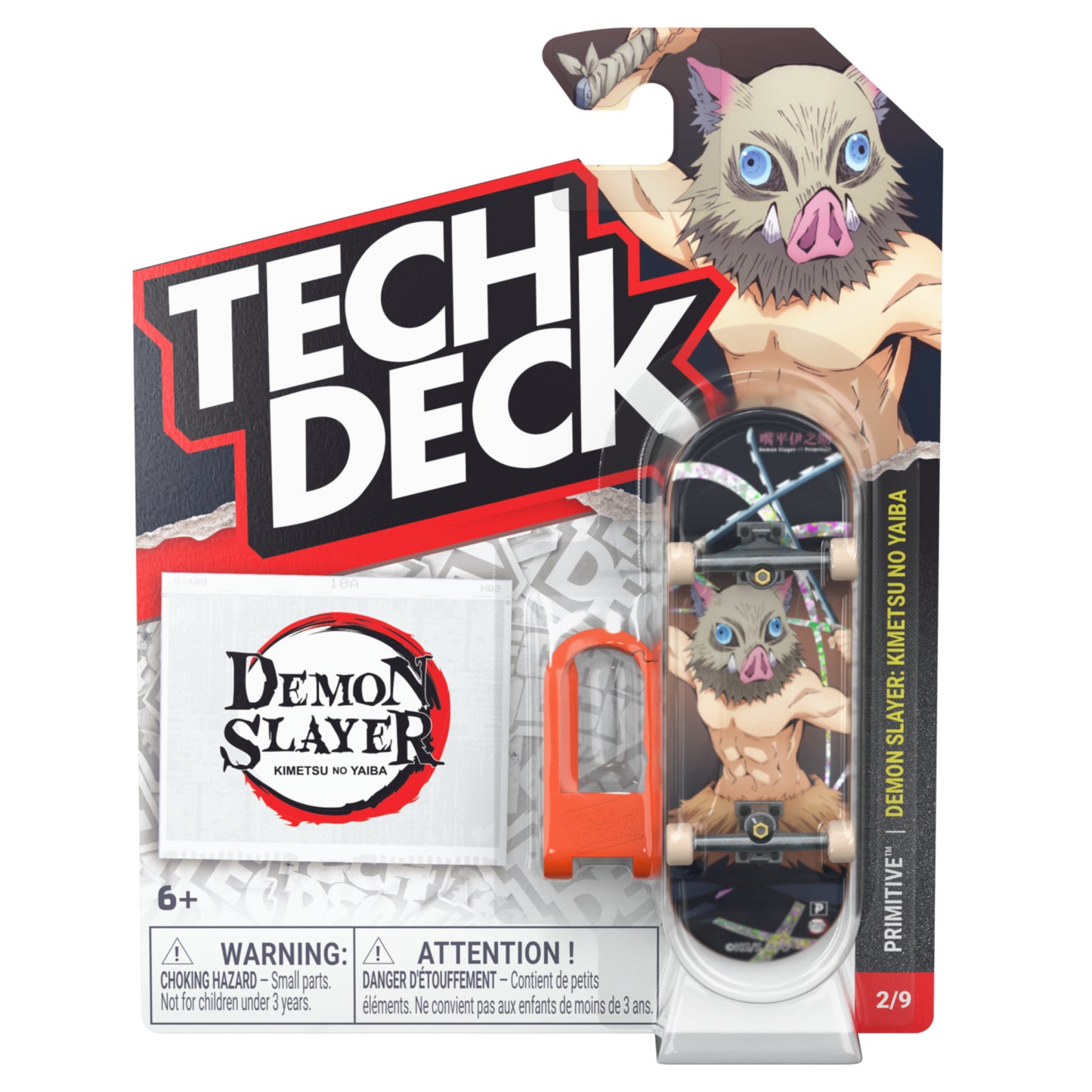 Tech Deck 96mm Fingerboard Entertainment (M04) Simpsons, Sponge Bob, Peanuts, Demon Slayer