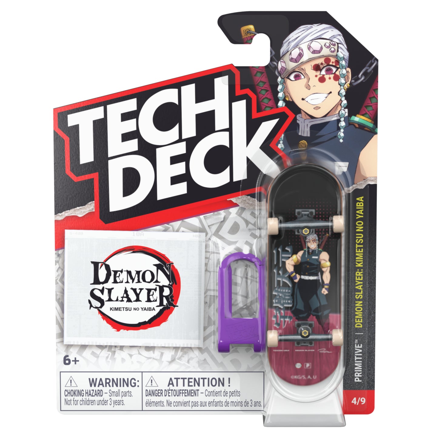 Tech Deck 96mm Fingerboard Entertainment (M04) Simpsons, Sponge Bob, Peanuts, Demon Slayer