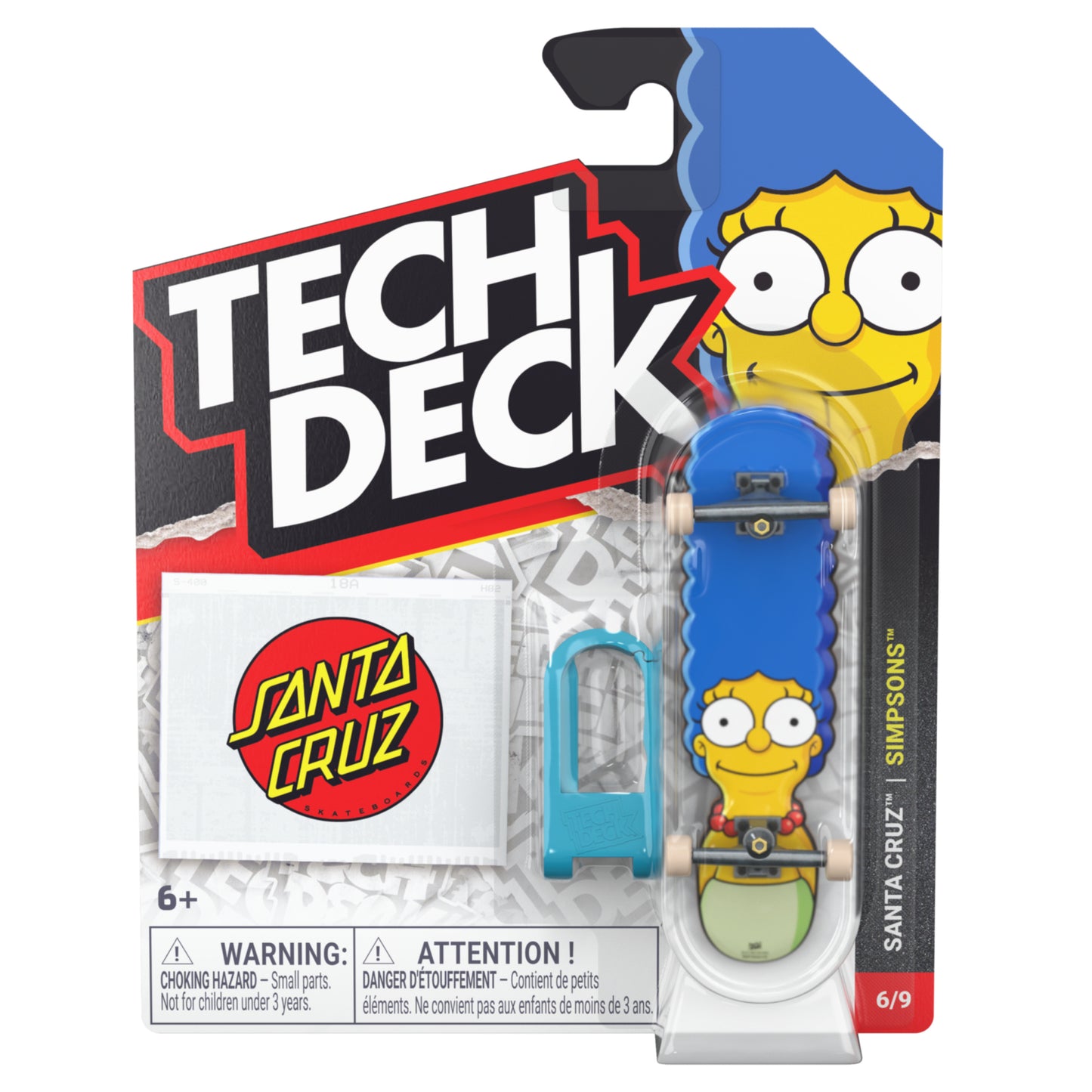 Tech Deck 96mm Fingerboard Entertainment (M04) Simpsons, Sponge Bob, Peanuts, Demon Slayer