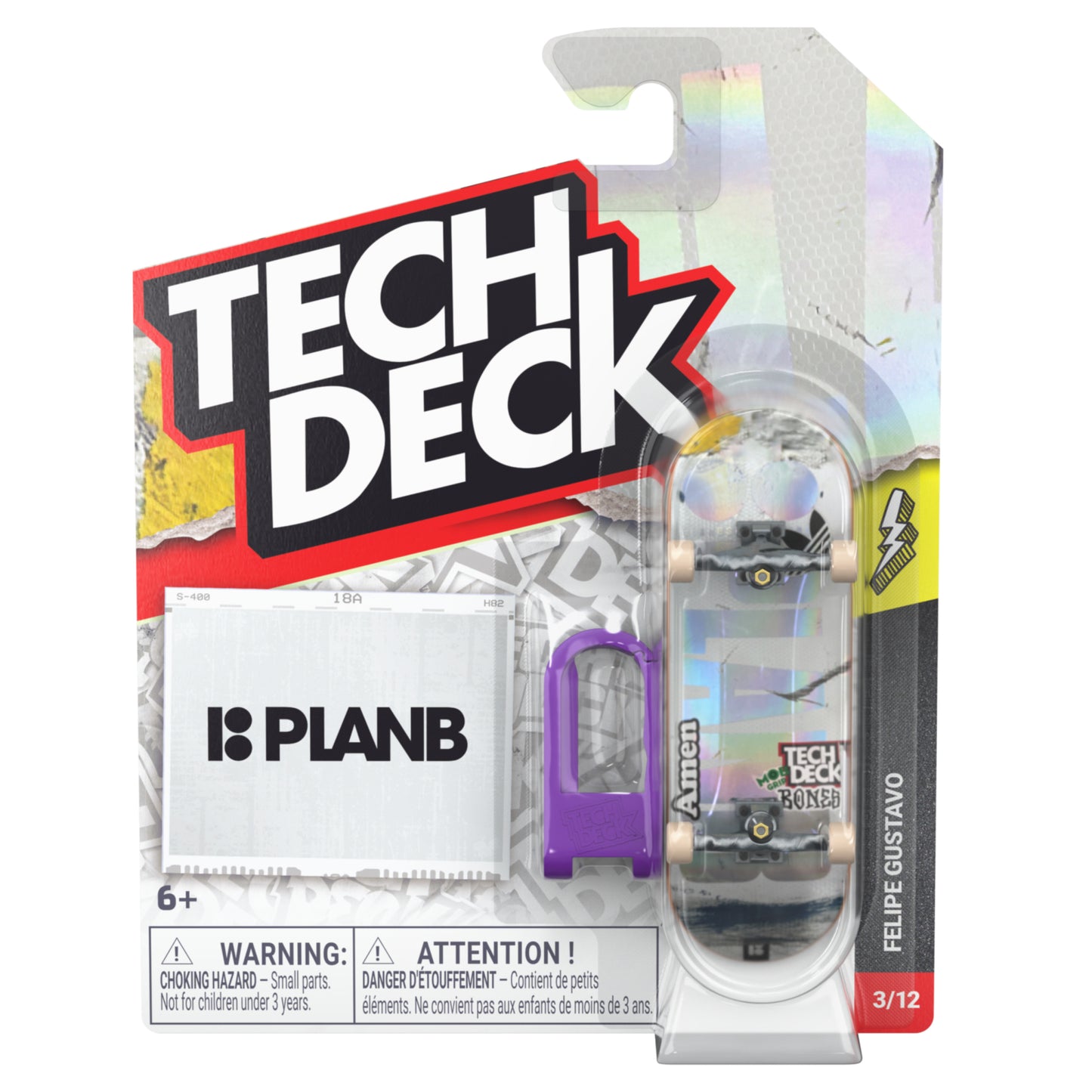 Tech Deck 96mm Fingerboard (M61) Zero, Primitive, Disorder, Anti Hero, Stereo, Plan B