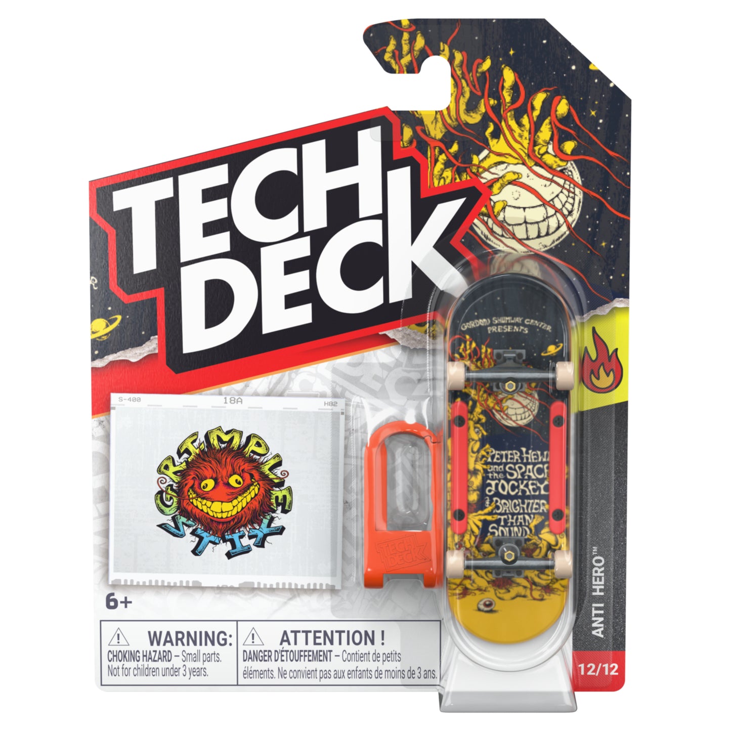 Tech Deck 96mm Fingerboard (M61) Zero, Primitive, Disorder, Anti Hero, Stereo, Plan B