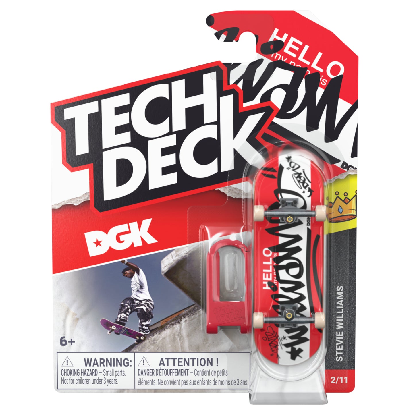 Tech Deck 96mm Fingerboard (M62) Santa Cruz, Krooked, Plan B, DGK, Opera, April, Primitive