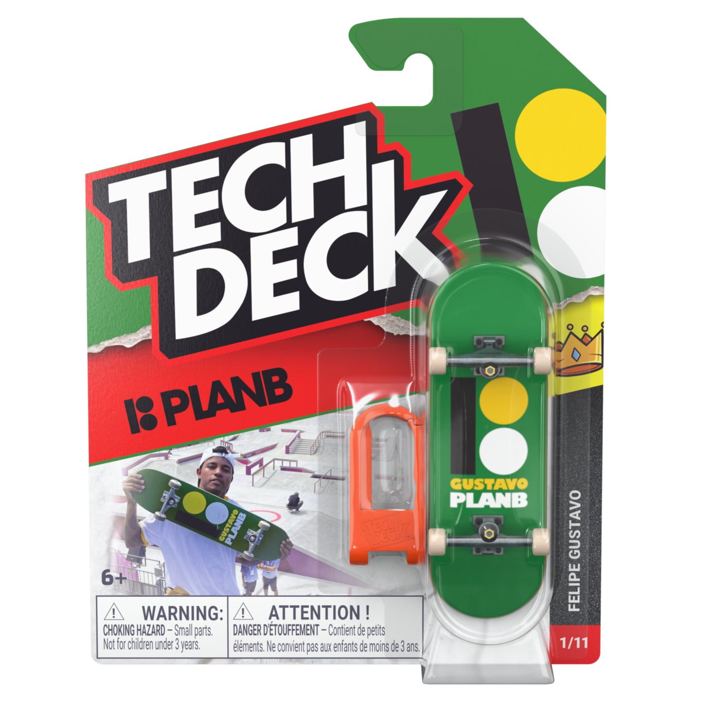 Tech Deck 96mm Fingerboard (M62) Santa Cruz, Krooked, Plan B, DGK, Opera, April, Primitive