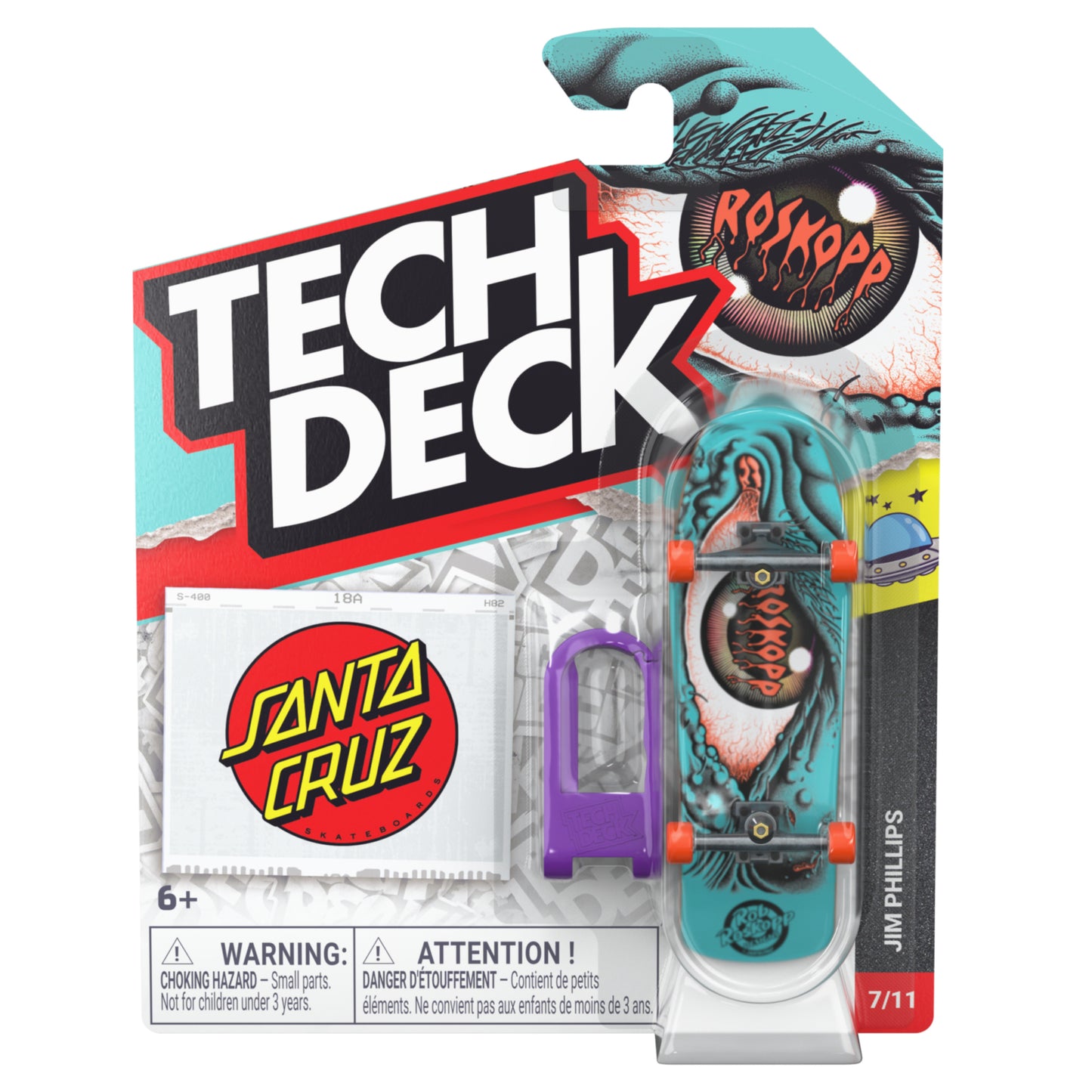 Tech Deck 96mm Fingerboard (M62) Santa Cruz, Krooked, Plan B, DGK, Opera, April, Primitive