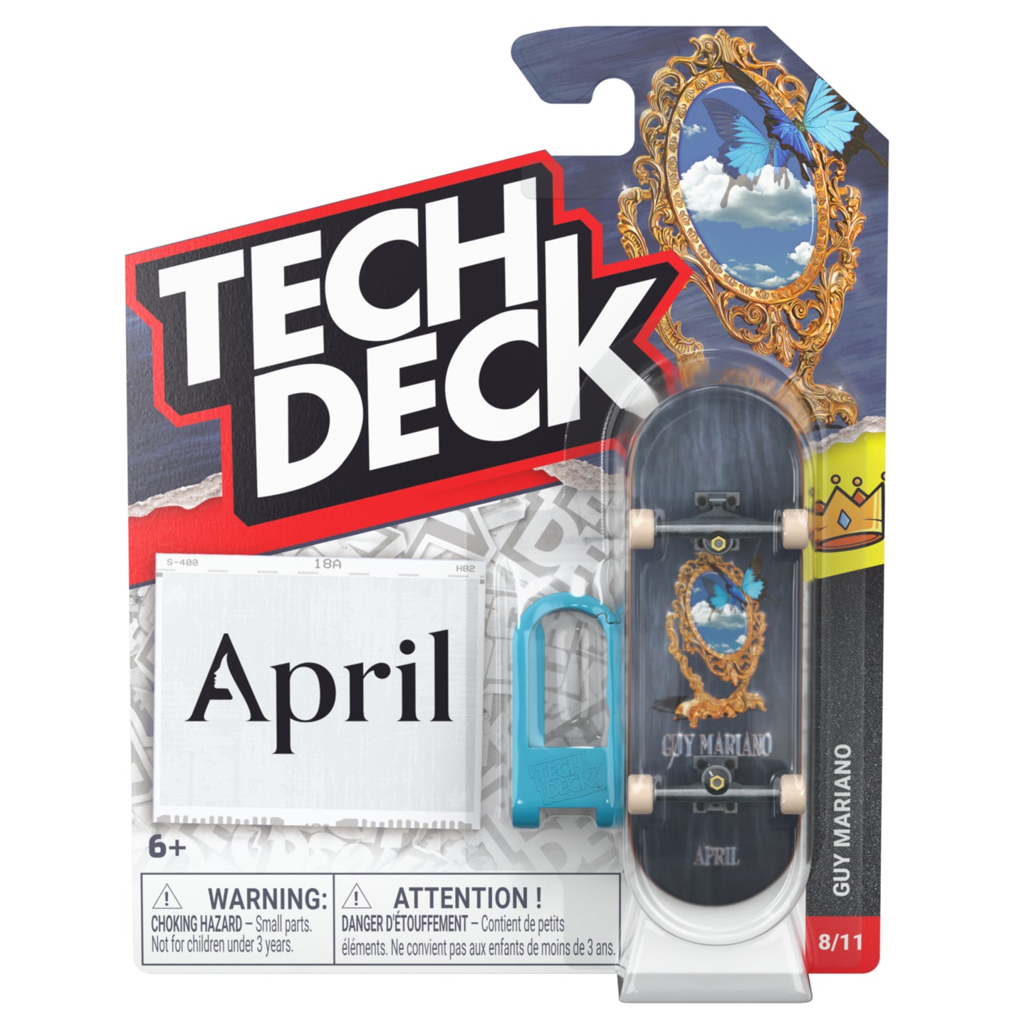 Tech Deck 96mm Fingerboard (M62) Santa Cruz, Krooked, Plan B, DGK, Opera, April, Primitive