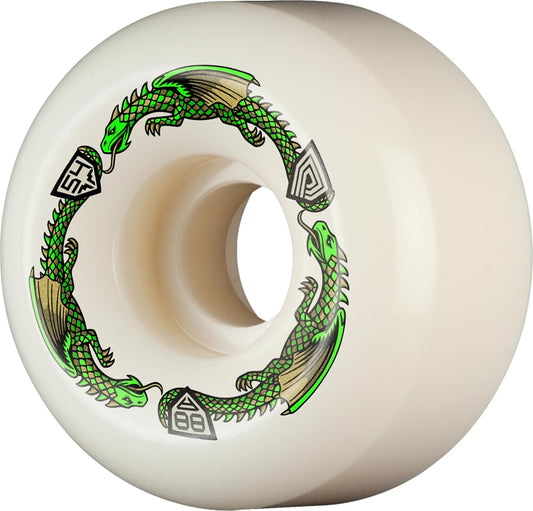 Powell Peralta Dragon Formula Skateboard Wheels 88A, Bomber, 64mm x 40mm