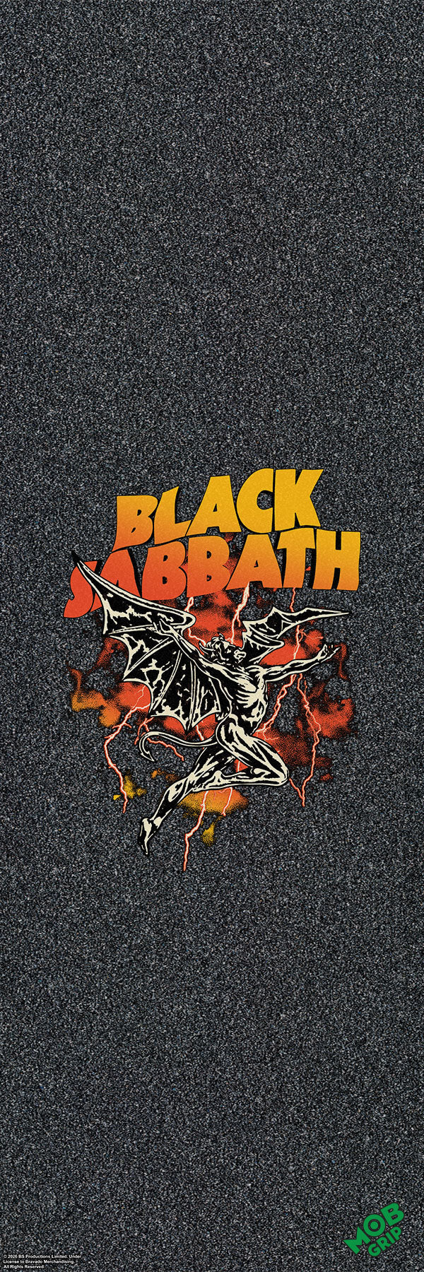 11"  Black Sabbath Henry 2 Mob Skateboard Griptape 33"