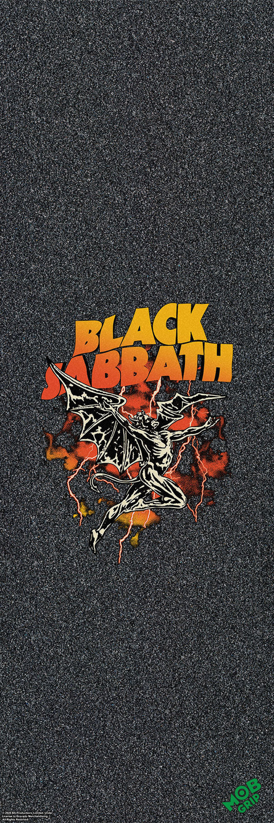 11"  Black Sabbath Henry 2 Mob Skateboard Griptape 33"