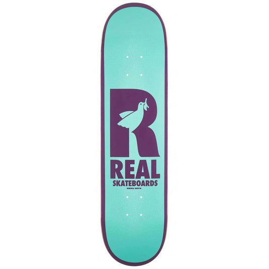 Real Renewal Doves deck purple/teal 8.06" FREE Grip tape and Hardware