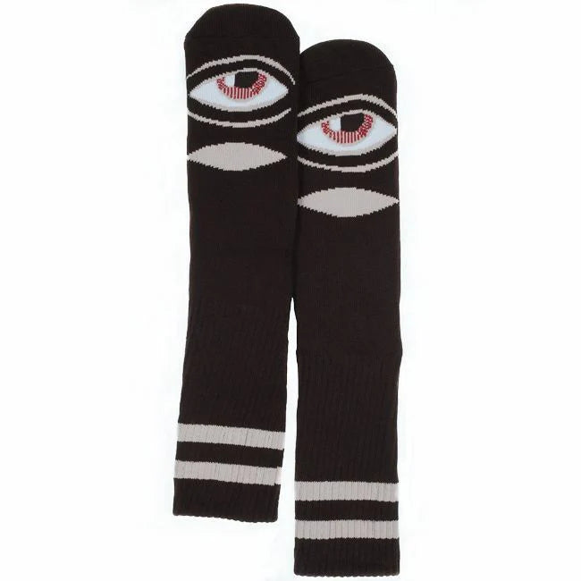 Toy Machine Sect Eye sock chocolate, forest, purple