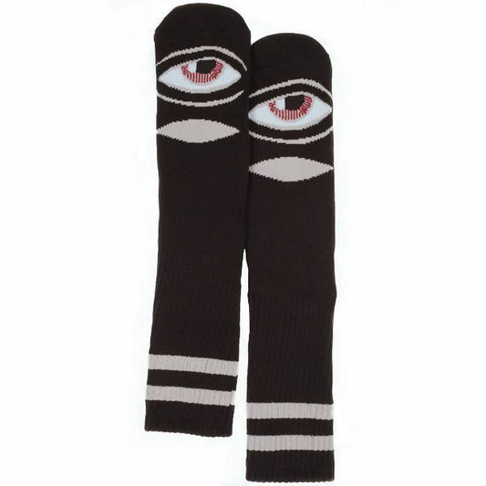Toy Machine Sect Eye sock chocolate, forest, purple