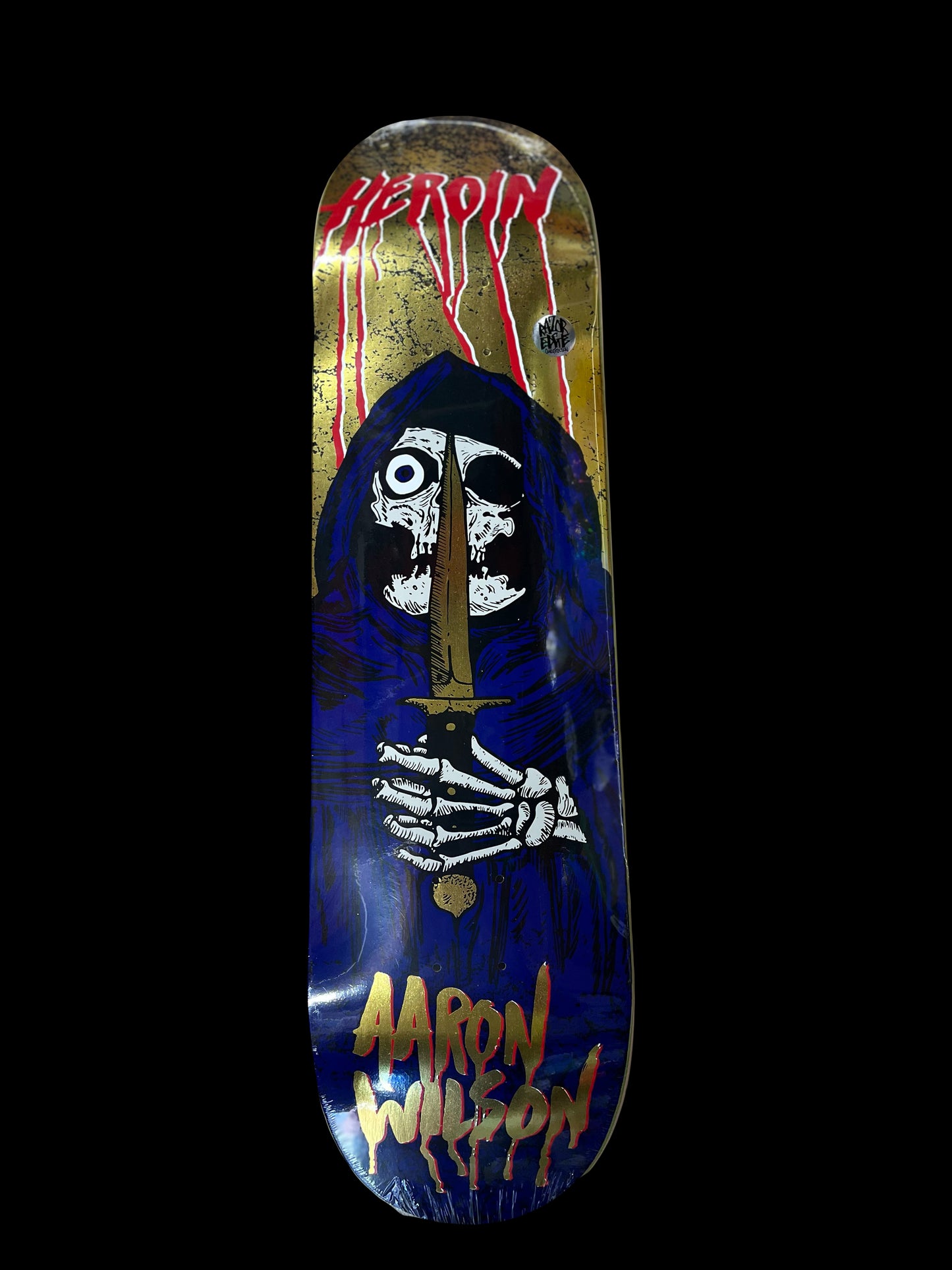 Heroin Aaron Skull Priest deck 8.5"