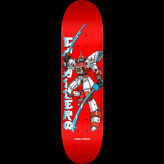 Powell Peralta Steve Caballero Gundam Skateboard Deck Red 8.25"