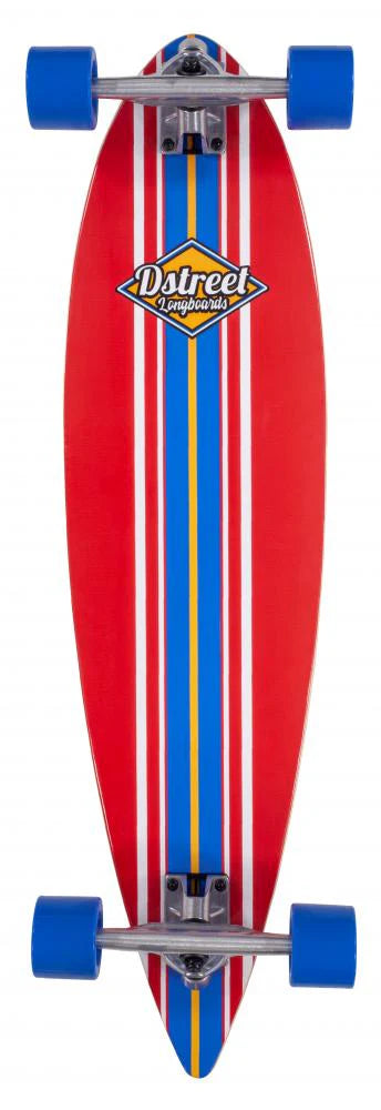D Street Pintail Ocean longboard red