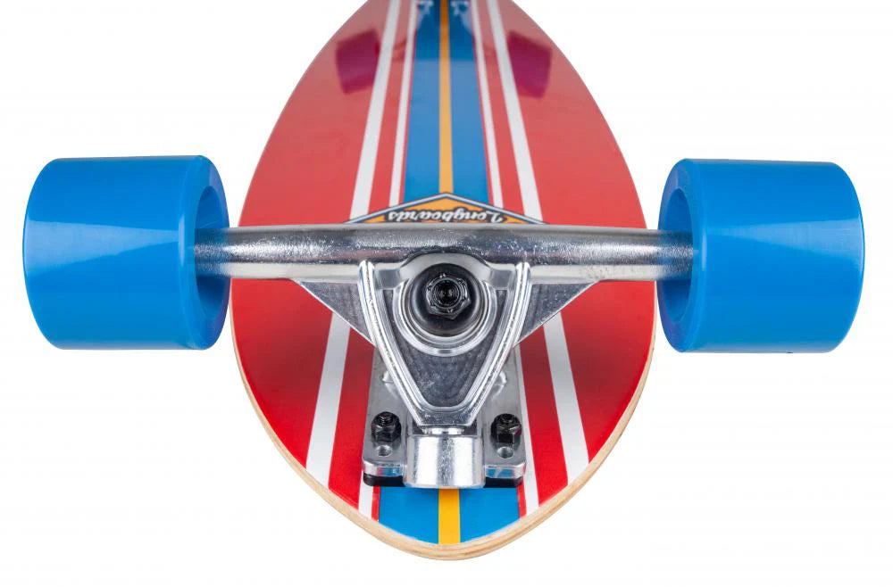 D Street Pintail Ocean longboard red