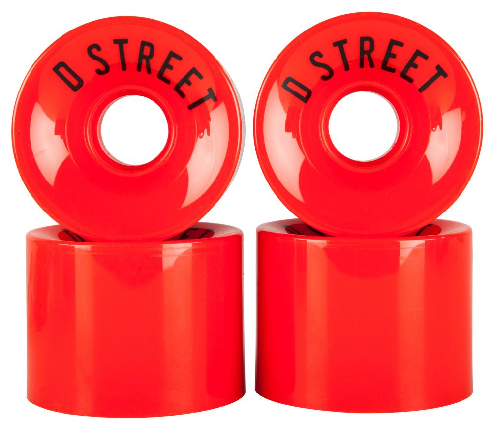 D Street Wheels 59 Cent 78A (4 Pack) Red