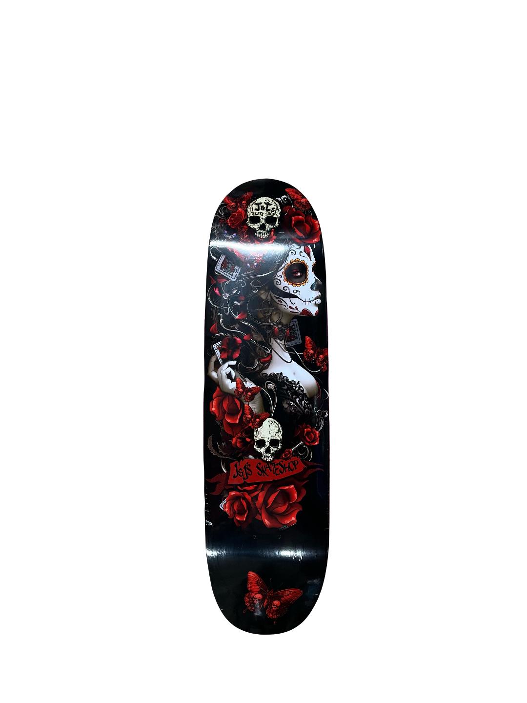 JANDJSSKATESHOP DECK  FREE SHOP HARDWARE AND SKATE TOOL WITH THIS SHOP DECK