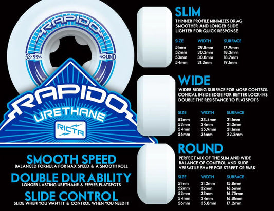 Ricta Facchini Refl Naturals Slim 101a Wheels - 52 MM