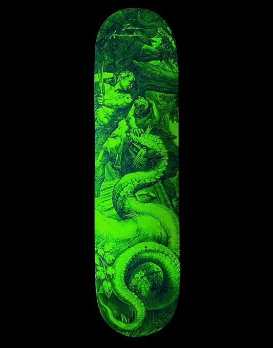 Zero Skateboard Deck Renaissance Kanaan Dern 8.5" Green