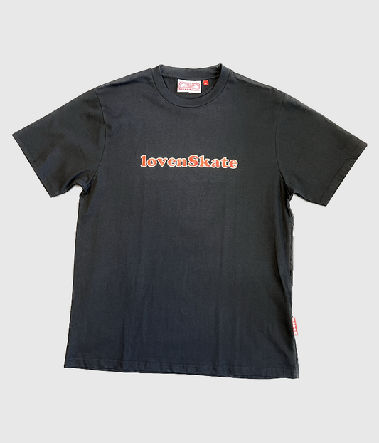 Lovenskate logo black t-shirt X Large