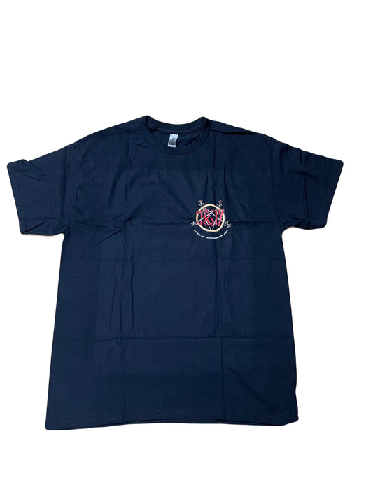 J and J's shop t-shirt Slayer logo