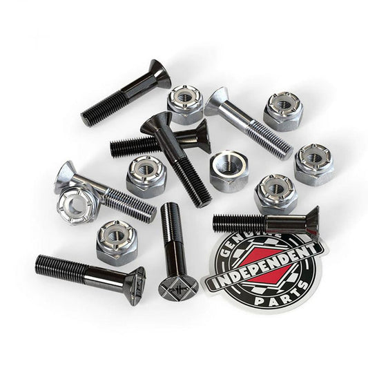 Independent Skateboard 1" Hardware Philips Bolts - Black/Silver
